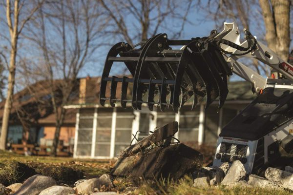 Ignite Attachments 36 in Mini Skid Steer Rake Grapple