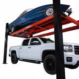 Olympic Equipment Extra-Wide Portable Boat & Trailer Storage 4-Post Lift HDMBL-10