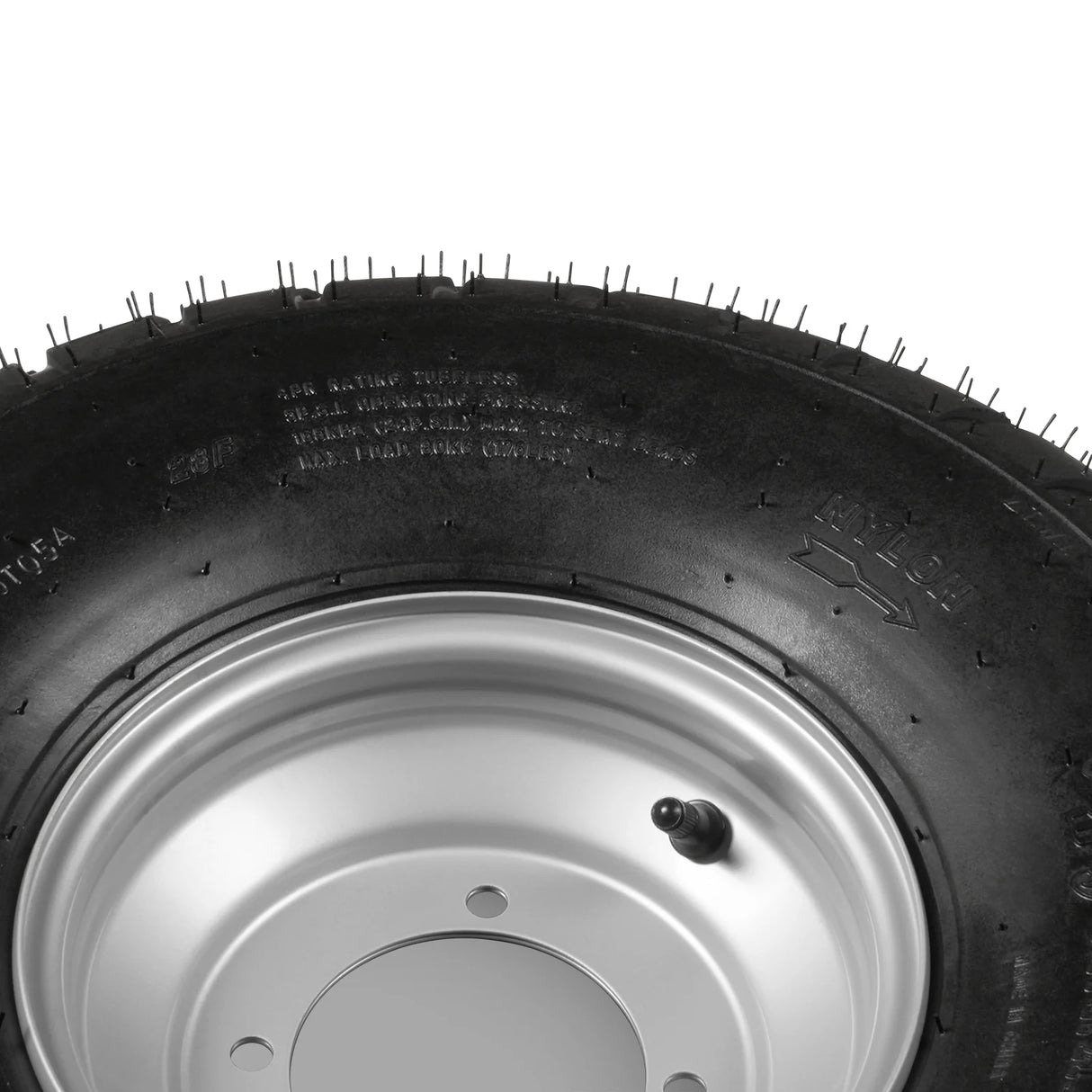 Right Rear Tire for Wood Chipper P4205, P4206, B150  ( SKU: 110601; 110602; 110800; 110801; 110802; 110803; 110804; 110805）