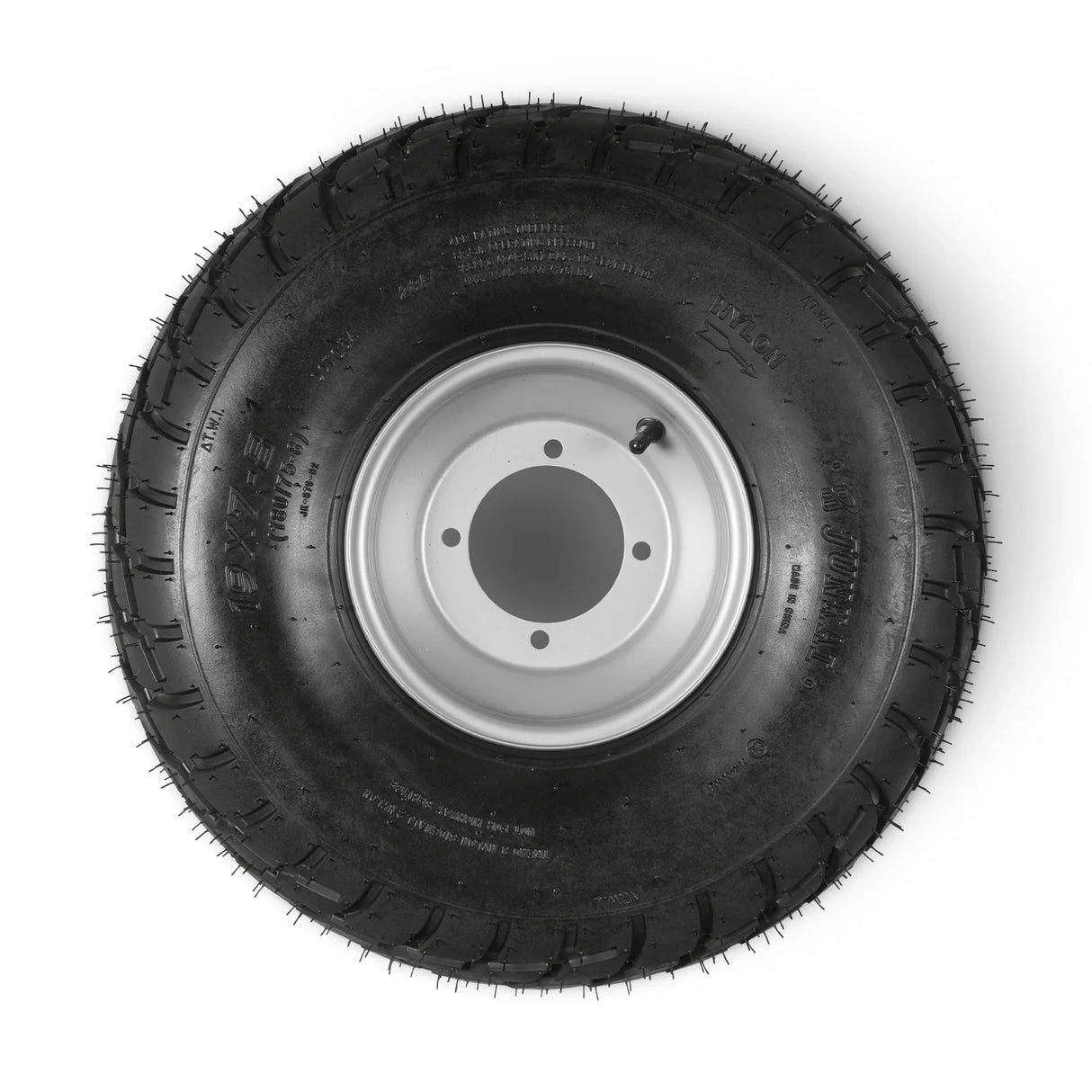 Left Rear Tire for Wood Chipper P4205, P4206, B150  ( SKU: 110601; 110602; 110800; 110801; 110802; 110803; 110804; 110805）