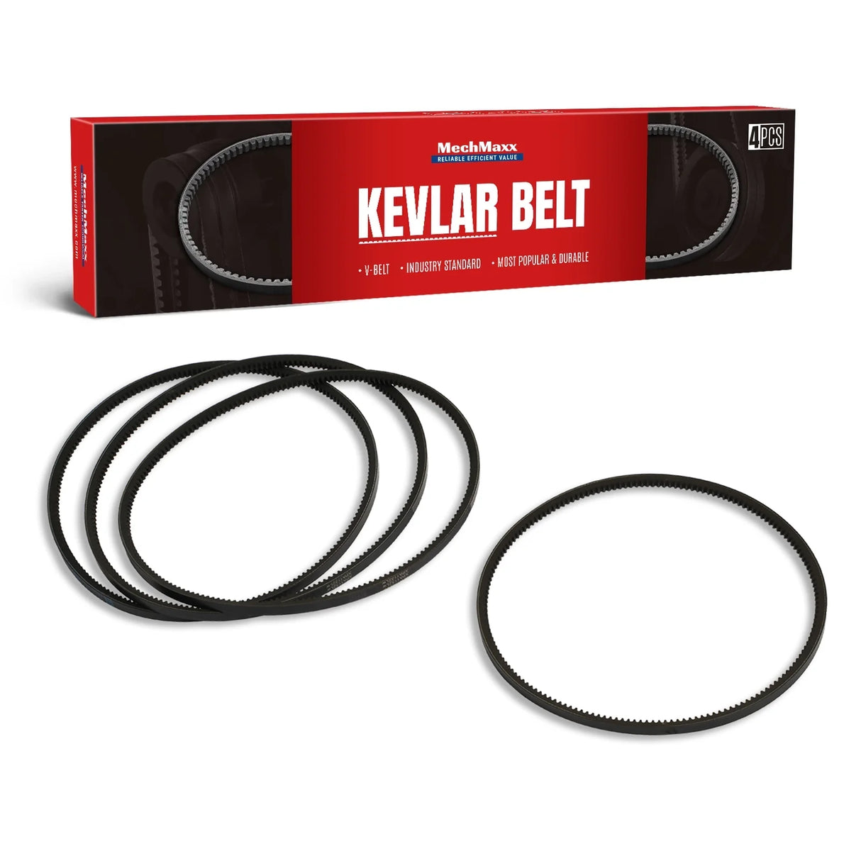 MechMaxx ( 1 Pack / 4 Pcs ) Belt for Wood Chipper DCH7 (SKU: 110700; 110700Y; 110700H）