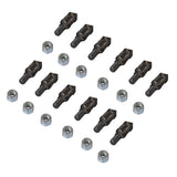 (1 Pack / 12 Pcs) Teeth and Nuts for Stump Grinder SG24; SG24PRO; SG28; SG30PRO; SG61, (SKU: 150151;150151G;150181;150181G;150182;150182G;150183;150183G;150501; 150602)