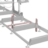Quick Log Clamp Assembly for Sawmill SM-32 ( SKU: 150167; 150167D6; 150167K4; 150167K6; 150167H6)