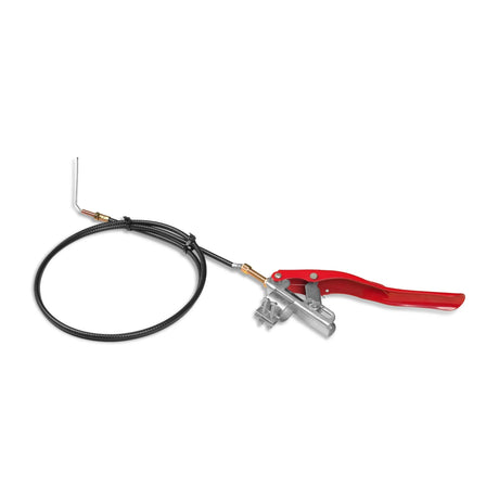 Red Throttle Handle and Throttle Cable for Portable Sawmill SM26, SM32 ( SKU: 150166; 150166D6; 150167; 150167K4