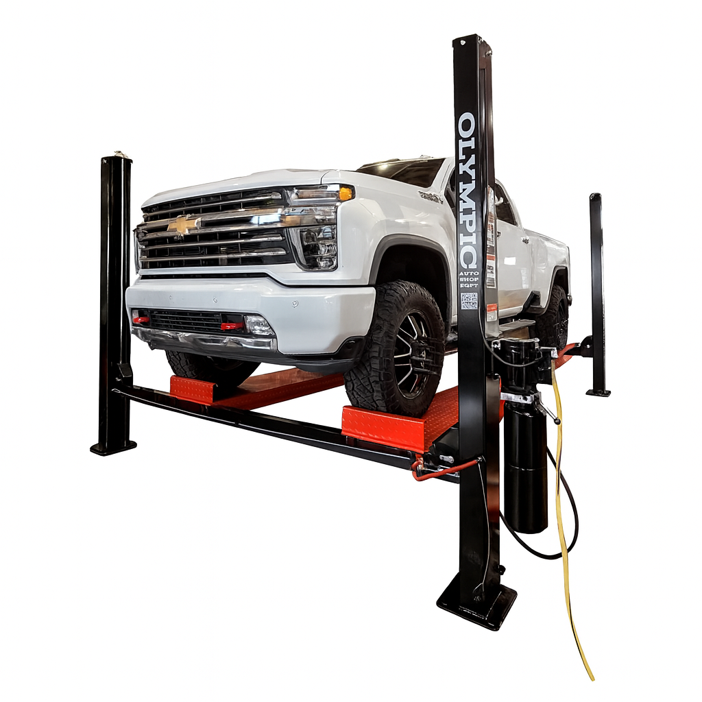 Olympic Equipment 10,000 lb Portable Storage 4-Post Car Lift 4PXL-10