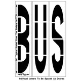 Newstripe Federal BUS Stencil