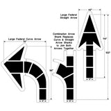 Newstripe Federal Arrow Stencil Set