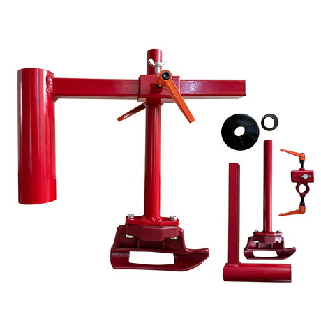Katool KT-Y021 manual tire changer duck head adapter kit