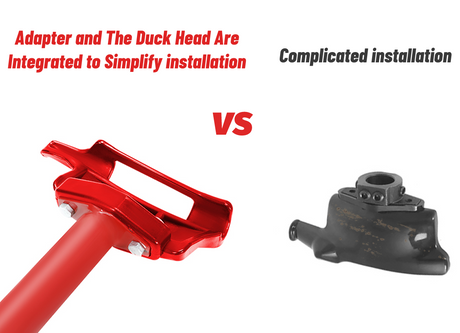 Katool KT-Y021 duck head adapter steel construction close-up