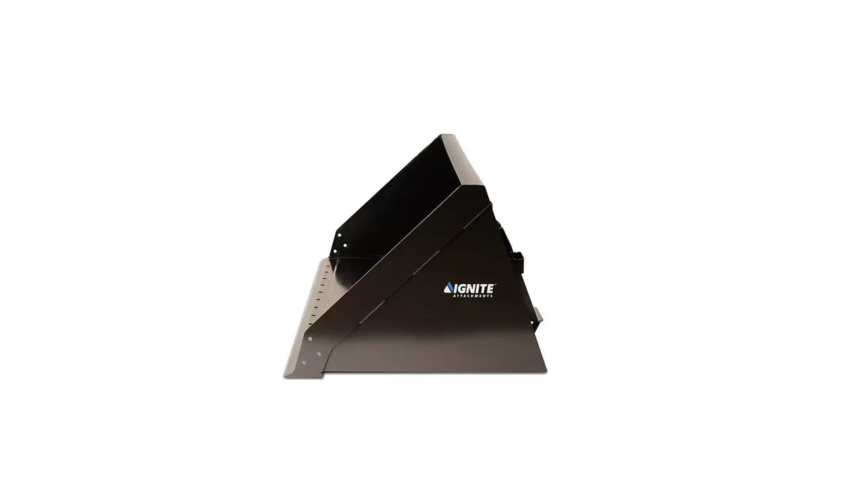 Ignite Attachments 94 in Skid Steer Light Material Snow Bucket