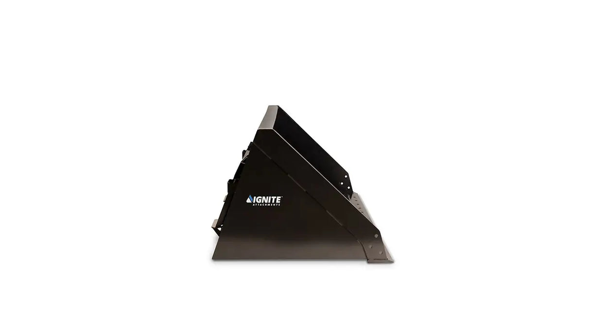 Ignite Attachments 84 in Skid Steer Light Material Snow Bucket