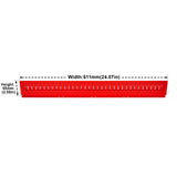 (1 Pack/6 Pcs Depth24.07"Height2.56")Extra Drawer Long Dividers For Modular Tool Cabinet