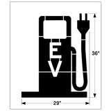 Newstripe Electric Vehicle (EV) Charging/Parking Stencil