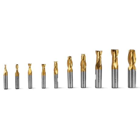 20PCS HSS END MILLS SET for SKU: 500200 | Model: VM18L SKU: 500201 | Model: VM18LD SKU: 500202 | Model: VM25L SKU: