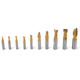 20PCS HSS END MILLS SET for SKU: 500200 | Model: VM18L SKU: 500201 | Model: VM18LD SKU: 500202 | Model: VM25L SKU: 500203 | Model: VM25LD SKU: 500204 | Model: VM32L SKU: 500205 | Model: VM32LD
