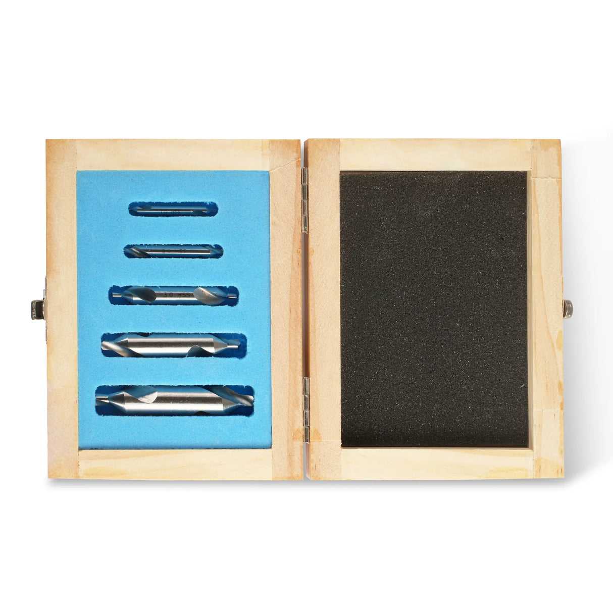 5PC HSS CENTER DRILLS SET for SKU: 500200 | Model: VM18L SKU: 500201 | Model: VM18LD SKU: 500202 | Model: VM25L SKU: 500203 | Model: VM25LD SKU: 500204 | Model: VM32L SKU: 500205 | Model: VM32LD