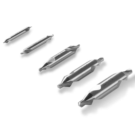 5PC HSS CENTER DRILLS SET for SKU: 500200 | Model: VM18L SKU: 500201 | Model: VM18LD SKU: 500202 | Model: VM25L SKU: