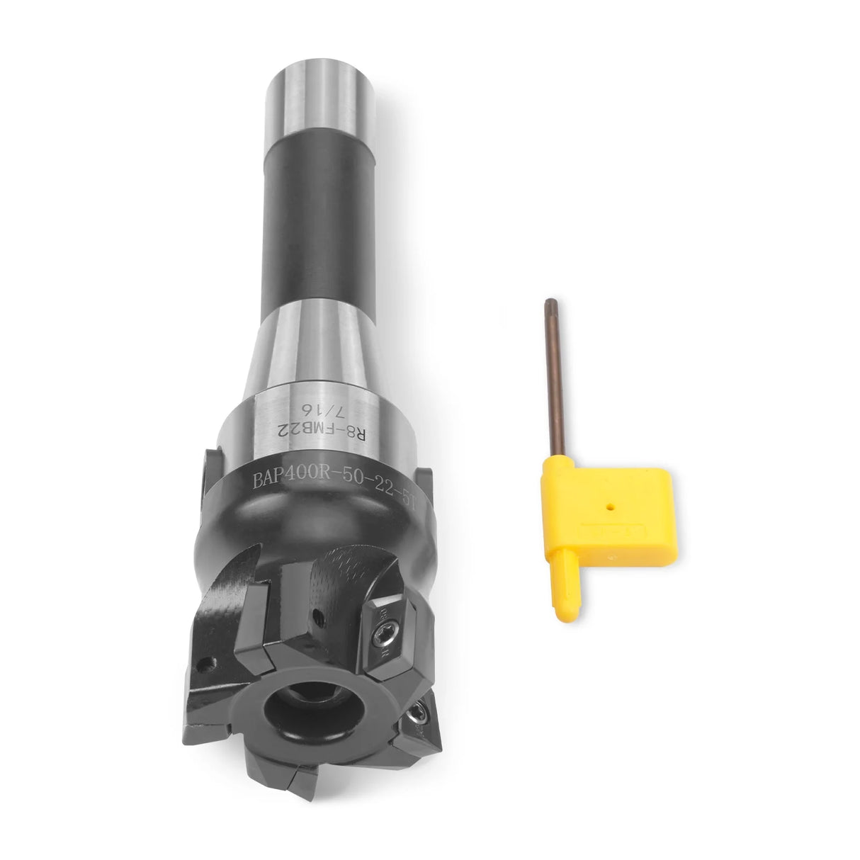 Face Cutting 400R-50-22-5T with blades+R8-FMB22  for SKU: 500200 | Model: VM18L SKU: 500201 | Model: VM18LD