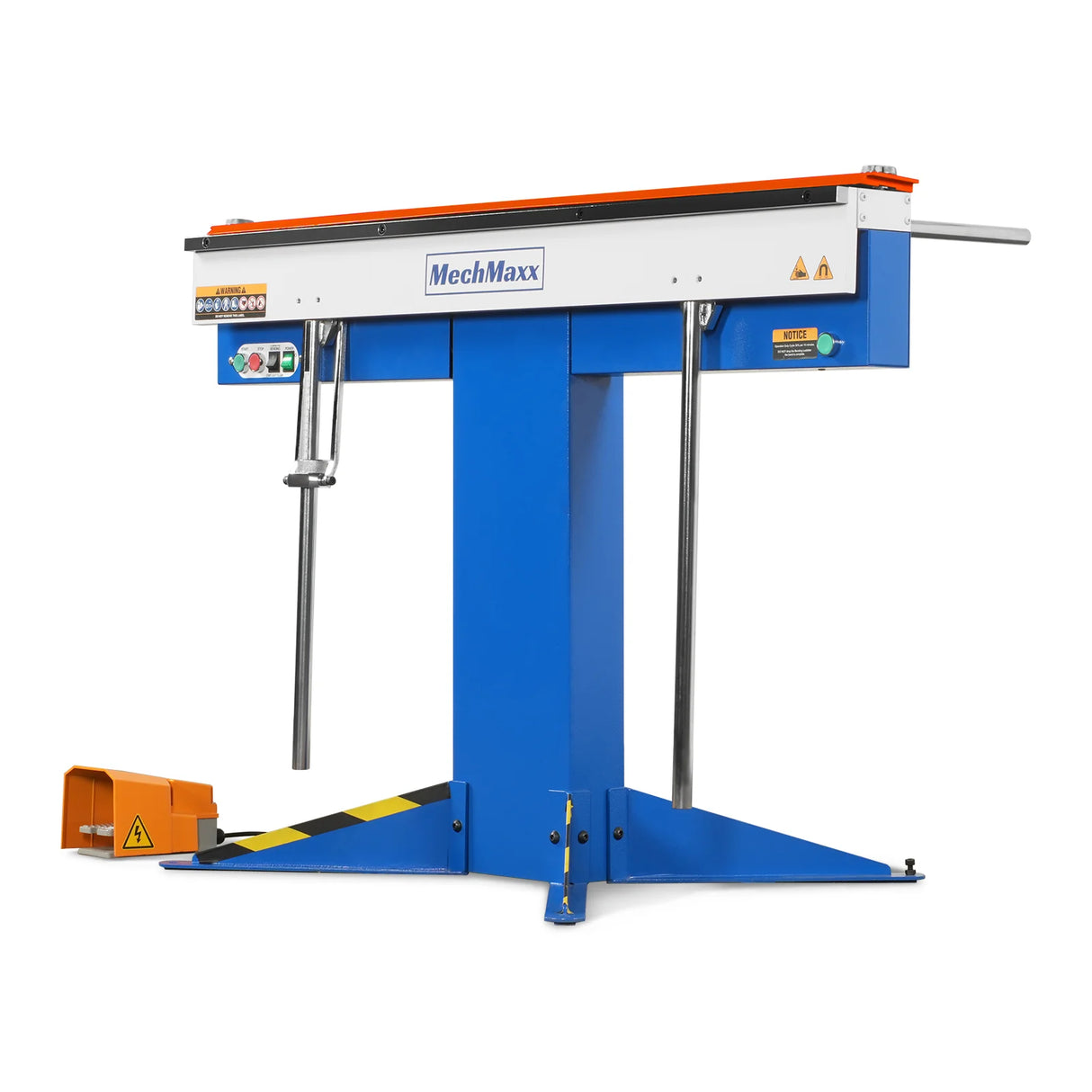 MechMaxx 48'' Industrial Magnetic Pan and BOX Heavy Duty Sheet Metal Brake 20 Gauge Capacity Shear Press Brake,  MSMB1250E