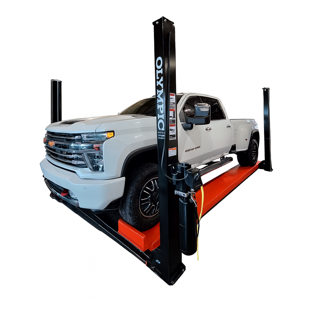 Olympic Equipment 10,000 lb Portable Storage 4-Post Car Lift 4PXL-10