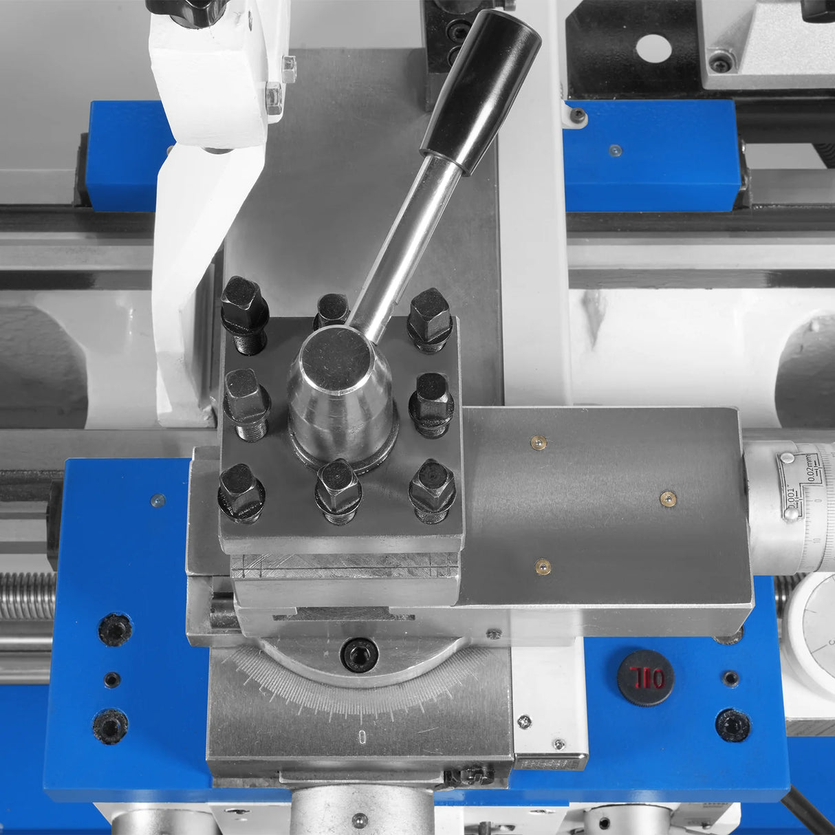 MechMaxx 13" x 37" Industrial Heavy Duty Bench Metal Lathe 1.5HP/1100W Metal Working Lathe High Precision 64-1500 RPM Variable Speed with Four-axis sliding system 1337G4