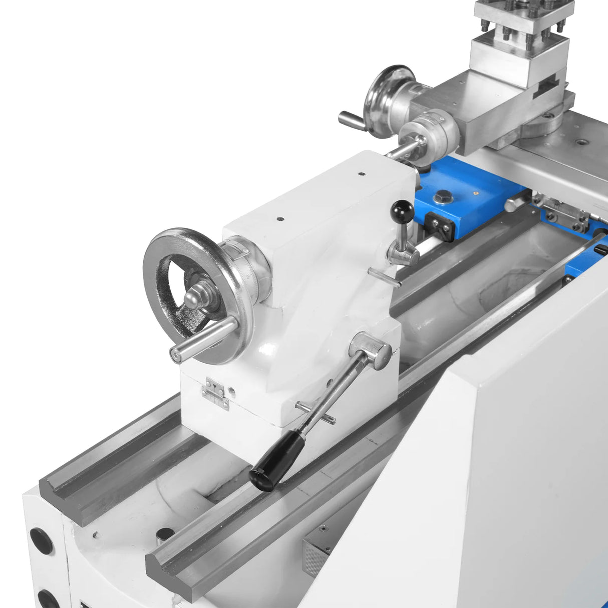 MechMaxx 13" x 37" Industrial Heavy Duty Bench Metal Lathe 1.5HP/1100W Metal Working Lathe High Precision 64-1500 RPM Variable Speed with Four-axis sliding system 1337G4