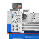 MechMaxx 13" x 40" Industrial Heavy Duty Bench Metal Lathe 2HP/1500W Metal Working Lathe High Precision 70-2000 RPM Variable Speed with Four-axis sliding system 1340G