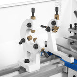 MechMaxx 10'' x 22'' Industrial Metal Lathe Machine with DRO High Precision Benchtop 1.5HP Brushless Motor 0-2000 RPM Variable Speed Metal Working Machine Small Lathe without Stand 1022VD