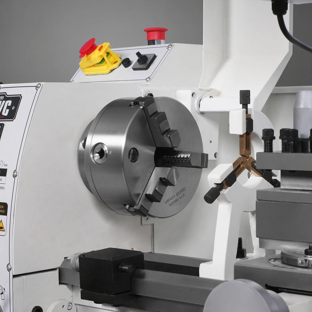 MechMaxx 2 HP 11'' x 30'' Combination Lathe Milling Drilling Machine Brushless Motor, 1.5'' Spindle Bore, 0-2000 RPM Variable Speed, High Precision Benchtop Lathe for Metalworking – Without Stand 1130VC