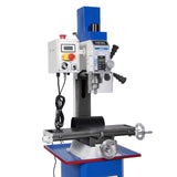MechMaxx 6"x20'' Benchtop Mill Drill Machine, Variable Speed, R8 Spindle, 1 HP, 110V, Brushless Motor Compact Milling Drilling Tool for Garage Shop, DIY Metalworking without Stand VM18L