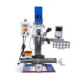 MechMaxx 6"x20'' Benchtop Mill Drill Machine with DRO Brushless Motor, Variable Speed, R8 Spindle, 1 HP, 110V, Compact Milling Drilling Tool for Garage Shop, DIY Metalworking without Stand VM18LD