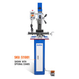 MechMaxx 6"x20'' Benchtop Mill Drill Machine, Variable Speed, R8 Spindle, 1 HP, 110V, Brushless Motor Compact Milling Drilling Tool for Garage Shop, DIY Metalworking without Stand VM18L