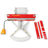 MechMaxx 24'' Industrial Magnetic Pan and BOX Heavy Duty Sheet Metal Brake 20 Gauge Capacity Shear Press Brake,  MSMB650E-R