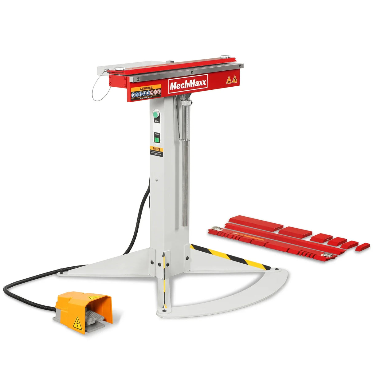 MechMaxx 24'' Industrial Magnetic Pan and BOX Heavy Duty Sheet Metal Brake 20 Gauge Capacity Shear Press Brake,  MSMB650E-R