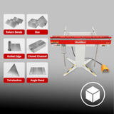 MechMaxx 48'' Industrial Magnetic Pan and BOX Heavy Duty Sheet Metal Brake 20 Gauge Capacity Shear Press Brake,  MSMB1250E-R