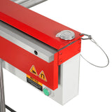 MechMaxx 48'' Industrial Magnetic Pan and BOX Heavy Duty Sheet Metal Brake 20 Gauge Capacity Shear Press Brake,  MSMB1250E-R