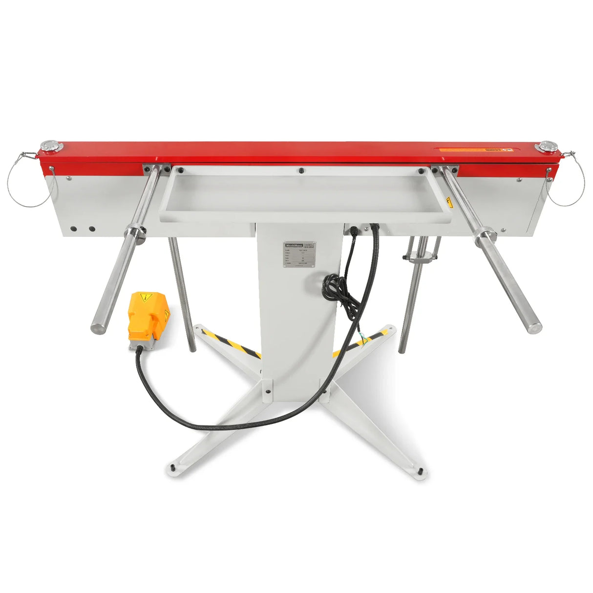 MechMaxx 48'' Industrial Magnetic Pan and BOX Heavy Duty Sheet Metal Brake 20 Gauge Capacity Shear Press Brake,  MSMB1250E-R