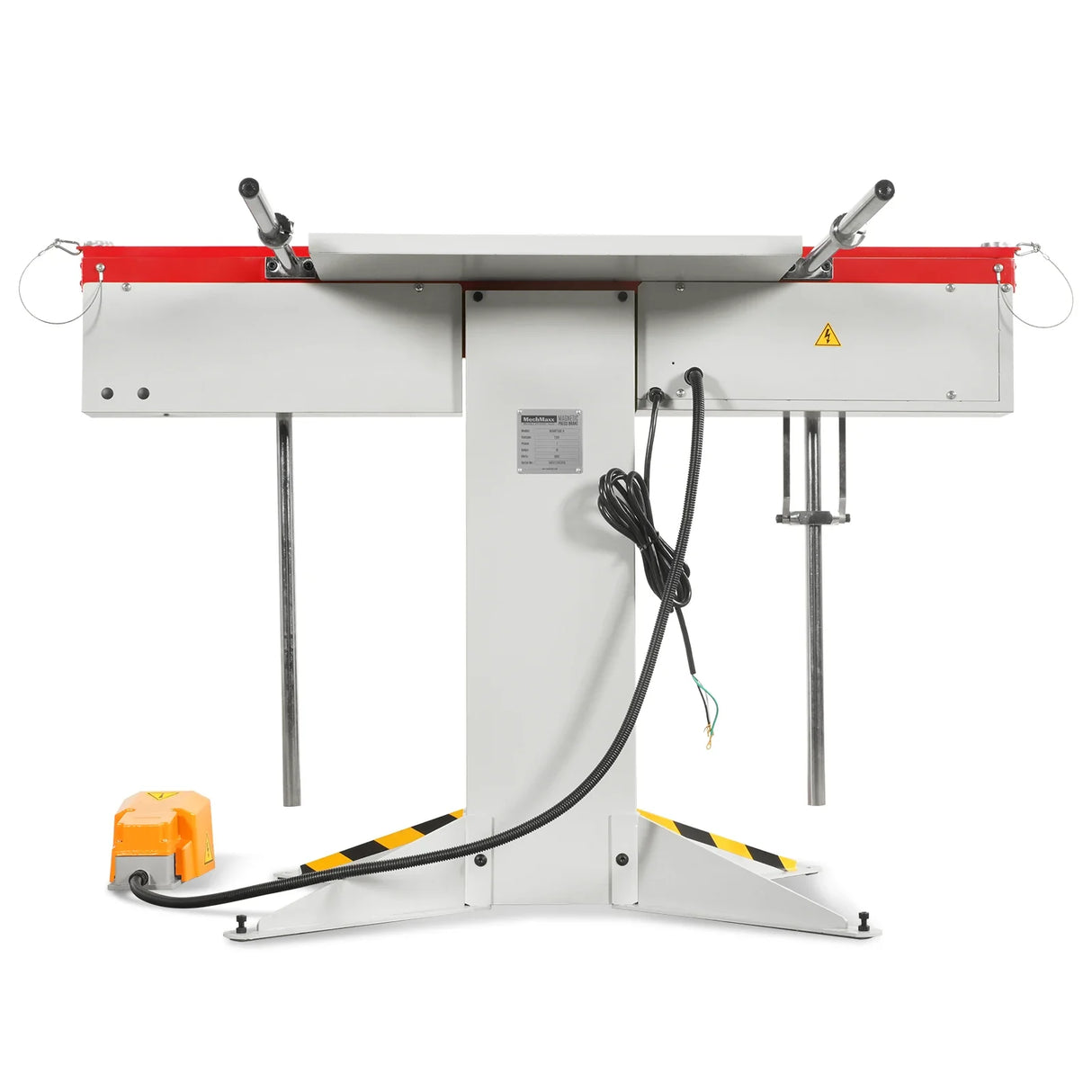 MechMaxx 48'' Industrial Magnetic Pan and BOX Heavy Duty Sheet Metal Brake 20 Gauge Capacity Shear Press Brake,  MSMB1250E-R