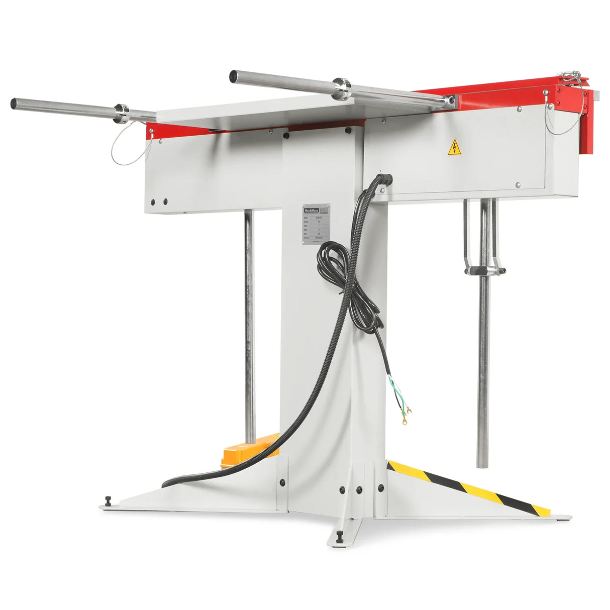 MechMaxx 48'' Industrial Magnetic Pan and BOX Heavy Duty Sheet Metal Brake 20 Gauge Capacity Shear Press Brake,  MSMB1250E-R