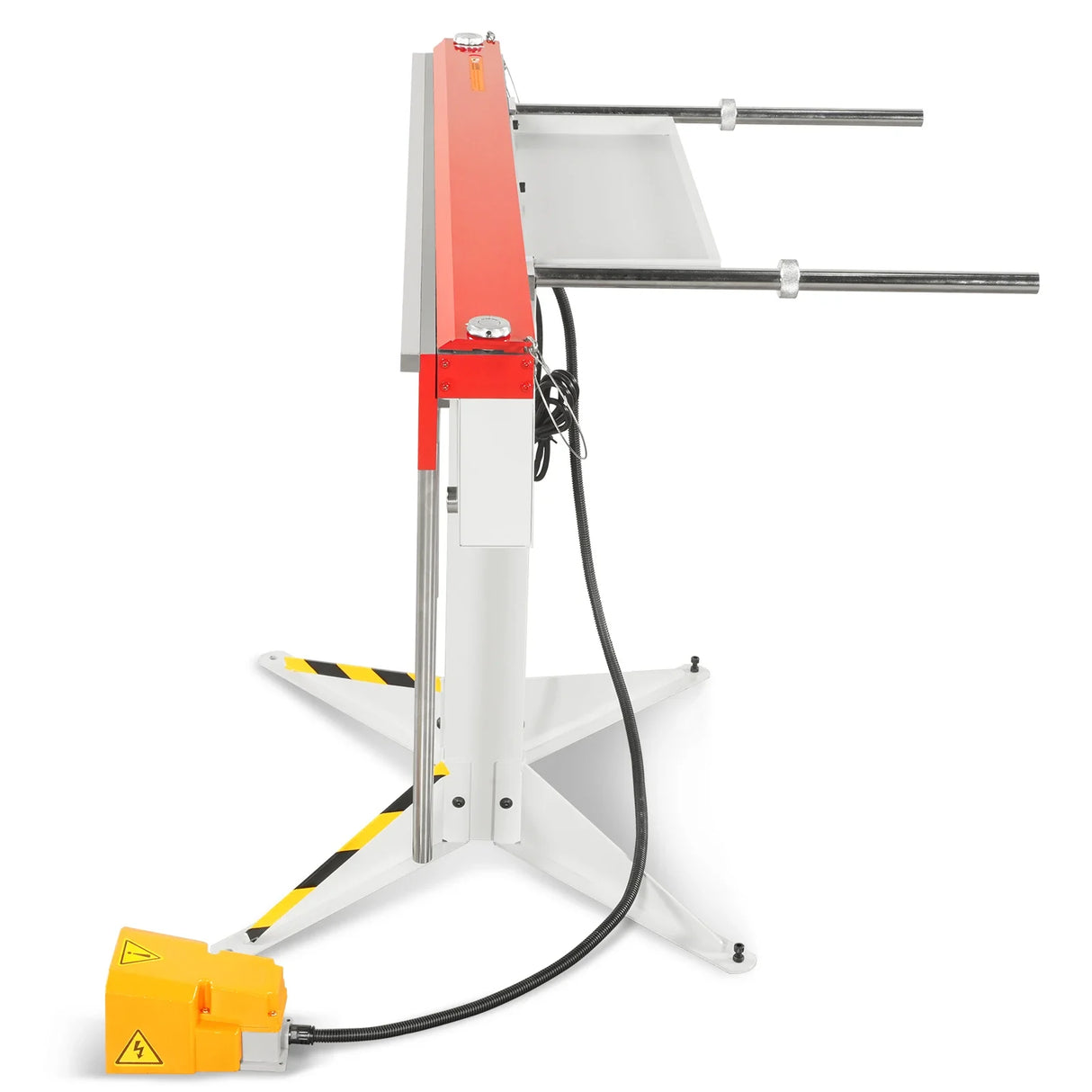 MechMaxx 48'' Industrial Magnetic Pan and BOX Heavy Duty Sheet Metal Brake 20 Gauge Capacity Shear Press Brake,  MSMB1250E-R