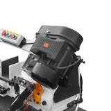 MechMaxx 7" x 12" Metal Band Saw, 1.5 HP 115V/230V Dual Voltage 4-Speed Horizontal Vertical Bandsaw with Hydraulic Downfeed, Coolant System & Adjustable Angle Cutting for Steel, Aluminum, Pipe & Structural Metal BS-712N