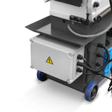 MechMaxx 7" x 12" Metal Band Saw, 1.5 HP 115V/230V Dual Voltage 4-Speed Horizontal Vertical Bandsaw with Hydraulic Downfeed, Coolant System & Adjustable Angle Cutting for Steel, Aluminum, Pipe & Structural Metal BS-712N