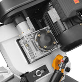 MechMaxx 7" x 12" Metal Band Saw, 1.5 HP 115V/230V Dual Voltage 4-Speed Horizontal Vertical Bandsaw with Hydraulic Downfeed, Coolant System & Adjustable Angle Cutting for Steel, Aluminum, Pipe & Structural Metal BS-712N