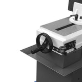 MechMaxx 7" x 12" Metal Band Saw, 1.5 HP 115V/230V Dual Voltage 4-Speed Horizontal Vertical Bandsaw with Hydraulic Downfeed, Coolant System & Adjustable Angle Cutting for Steel, Aluminum, Pipe & Structural Metal BS-712N