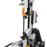 MechMaxx 7" x 12" Metal Band Saw, 1.5 HP 115V/230V Dual Voltage 4-Speed Horizontal Vertical Bandsaw with Hydraulic Downfeed, Coolant System & Adjustable Angle Cutting for Steel, Aluminum, Pipe & Structural Metal BS-712N