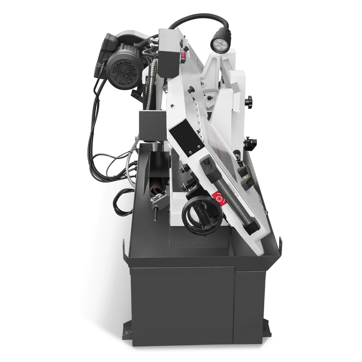 MechMaxx Metal Cutting Band Saw, 10" Round / 18"x5" Rectangular Capacity, 2HP 1.5kW Motor, 4-Speed (35-114 MPM), Horizontal Bandsaw with 0-45° Swivel, Hydraulic Downfeed, 230V 1PH 60Hz, Industrial Grade for Steel, Aluminum & Alloys BS-1018B
