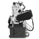 MechMaxx Metal Cutting Band Saw, 10" Round / 18"x5" Rectangular Capacity, 2HP 1.5kW Motor, 4-Speed (35-114 MPM), Horizontal Bandsaw with 0-45° Swivel, Hydraulic Downfeed, 230V 1PH 60Hz, Industrial Grade for Steel, Aluminum & Alloys BS-1018B