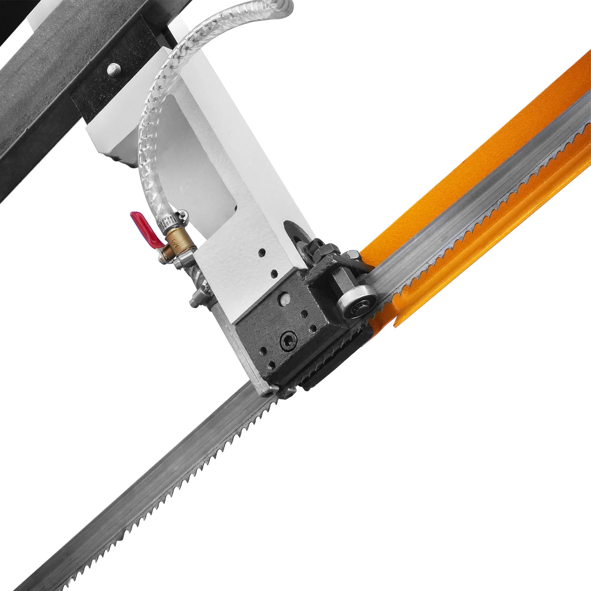 MechMaxx Metal Cutting Band Saw, 10" Round / 18"x5" Rectangular Capacity, 2HP 1.5kW Motor, 4-Speed (35-114 MPM), Horizontal Bandsaw with 0-45° Swivel, Hydraulic Downfeed, 230V 1PH 60Hz, Industrial Grade for Steel, Aluminum & Alloys BS-1018B