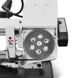 MechMaxx Metal Cutting Band Saw, 10" Round / 18"x5" Rectangular Capacity, 2HP 1.5kW Motor, 4-Speed (35-114 MPM), Horizontal Bandsaw with 0-45° Swivel, Hydraulic Downfeed, 230V 1PH 60Hz, Industrial Grade for Steel, Aluminum & Alloys BS-1018B