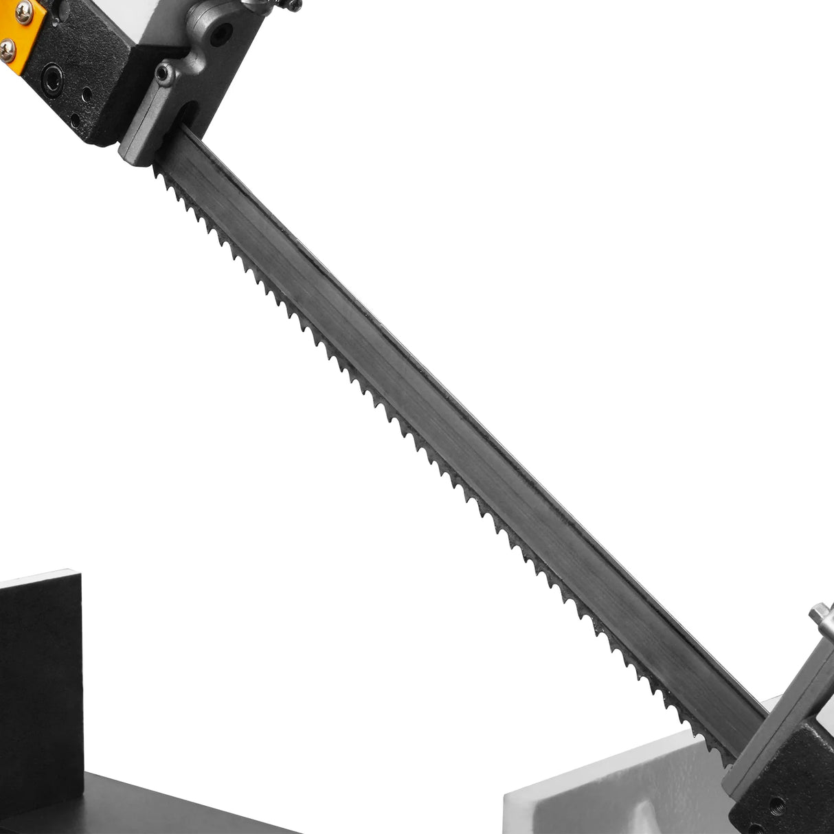 MechMaxx Metal Cutting Band Saw, 10" Round / 18"x5" Rectangular Capacity, 2HP 1.5kW Motor, 4-Speed (35-114 MPM), Horizontal Bandsaw with 0-45° Swivel, Hydraulic Downfeed, 230V 1PH 60Hz, Industrial Grade for Steel, Aluminum & Alloys BS-1018B